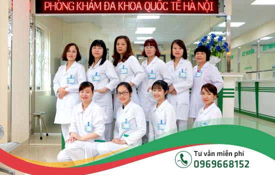 Đội ngũ Bác sĩ, y tá của phòng khám đa khoa quốc tế Hà Nội